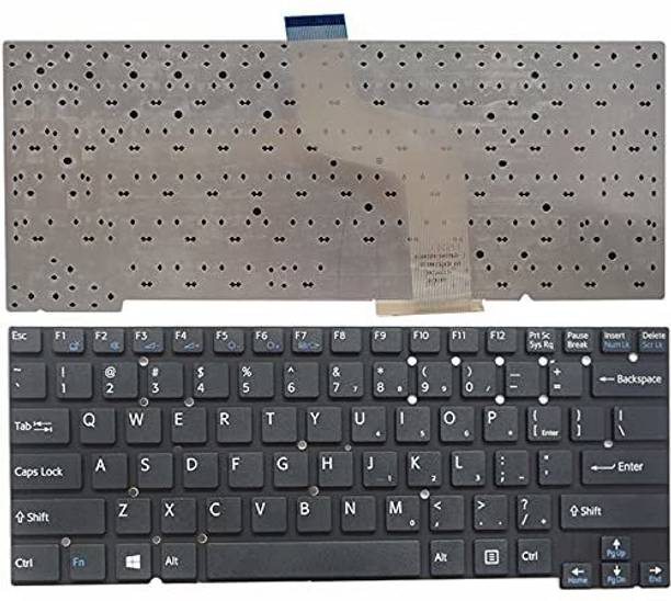 TechSonic For Sony VAIO SVT13 SVT 13 T13 SVT14 SVT 14 T14 US Layout Series Internal Laptop-size Laptop Keyboard Compatible with Desktop, Laptop, Mac