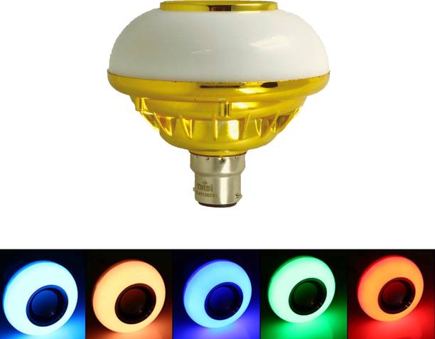 Samite Smart LED Music Light Bulb Speaker Bluetooth Remote Controller B22 RGB Lights Bulbs Smart Bulb