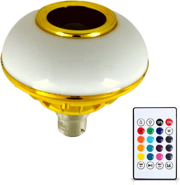 Samite LED Bluetooth Speaker Music Light Bulb B22 LED Multi Color RGB Light Colorful Lamp with Remote Control Smart Bulb