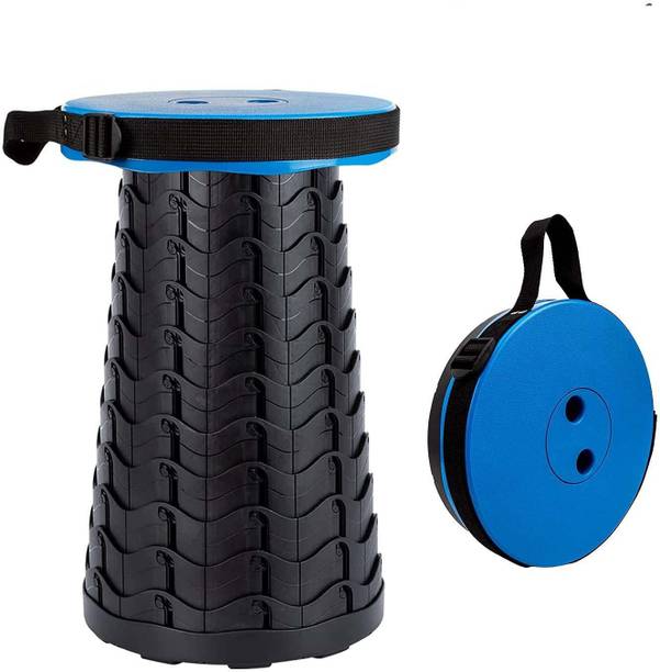 ECO SHOPEE Retractable Folding Stools Portable Lightweight for Indoor and Outdoor Traval, Fishing, Camping, Garden Use(36283-3) Stool