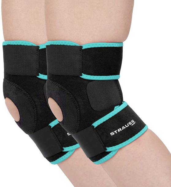 स्ट्रॉस Adjustable Knee Support Patella | Knee Cap | Knee Brace | Knee Band (Pair) नी सपोर्ट