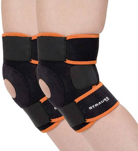 स्ट्रॉस Adjustable Knee Support Patella | Knee Cap | Knee Brace | Knee Band (Pair) नी सपोर्ट