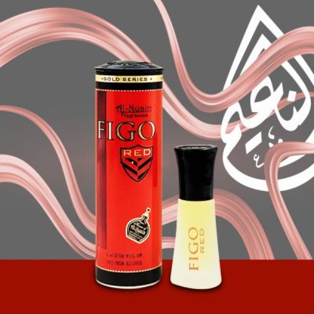 Al Nuaim Brand 100% Original Figo Red 6Ml Great Fragrance Long-Lasting (Unisex) Floral Attar