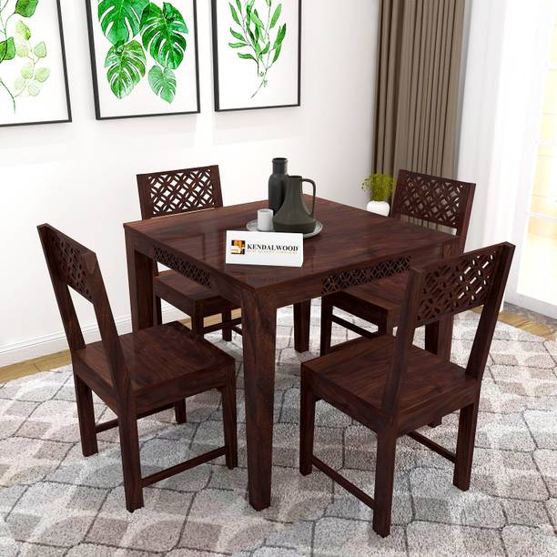 Kendalwood Furniture Solid Wood 4 Seater Dining Set
