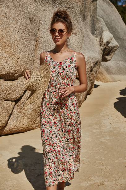 Urbanic Women Maxi Multicolor Mini/Short Dress