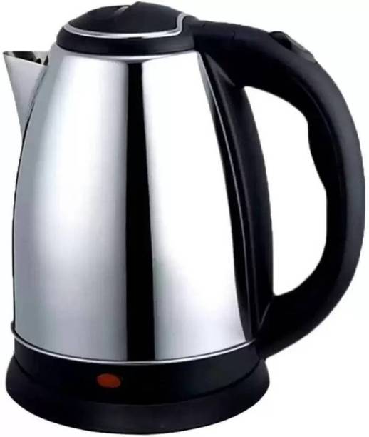 London Britches Stainless Steel Electric Kettle Multipurpose Large Size Tea Coffee Maker Water Boiler with Handle Electric Kettle 2.0L Electric Kettle (2 L, Silver, Black) Electric Kettle