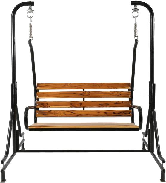 Kaushalendra Indoor Swing For Adult With Stand Iron, Wooden Large Swing
