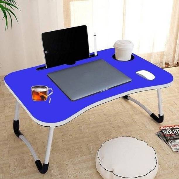 AVI CREATION Blue Metal Portable Laptop Table