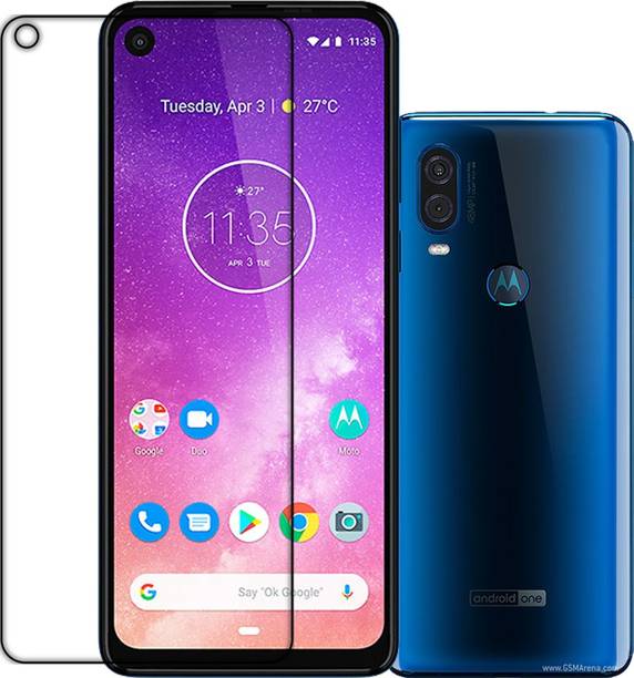 MUTAALI Front and Back Tempered Glass for MOTO ONE VISION