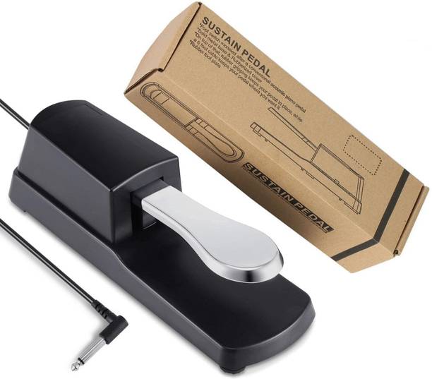 Techtest Heavy-Duty Sustain Foot Pedal for Keyboards Digital Piano Universal Electronic Pedal, Pianos, Synth Damper & Sustain Pedal