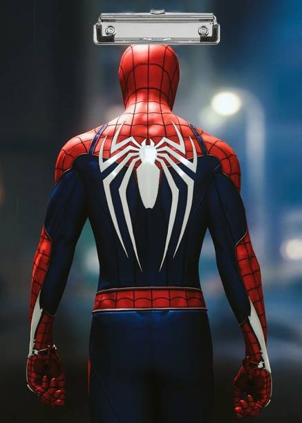 flipdecor SPIDER MAN digital reprint clip board exam pad (14 x 10 Inches) premium quality ( wood )