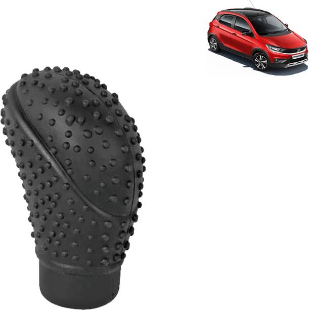 aksmit Anti-Scratch Soft Car Auto Silicone Nonslip Gear Shift Knob Protector Cover (Black) For Tiago NRG Gear Shift Collar