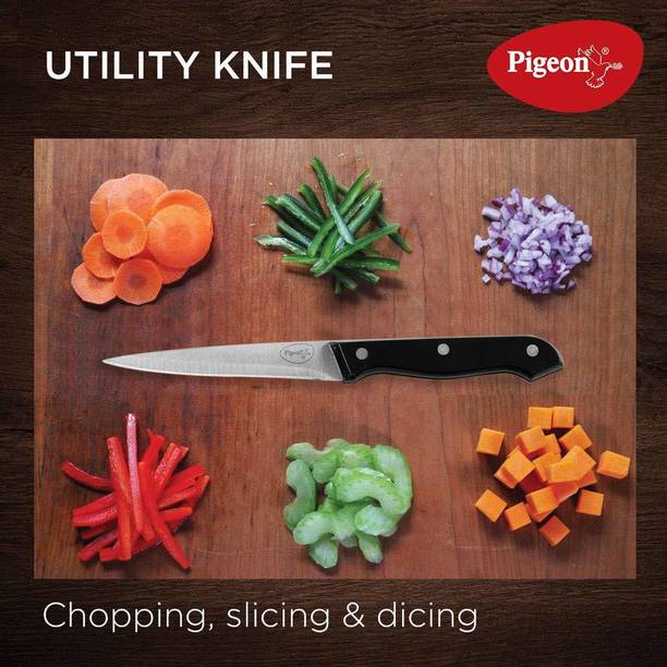 Pigeon 6 Pc Stainless Steel Knife Set Shears 6 piece Kitchen Tool Set