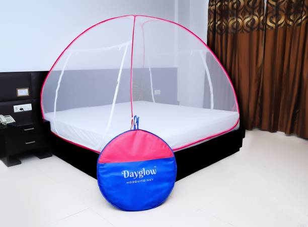 DAYGLOW Polyester Adults Washable DG-DBD-PNK-01 Mosquito Net