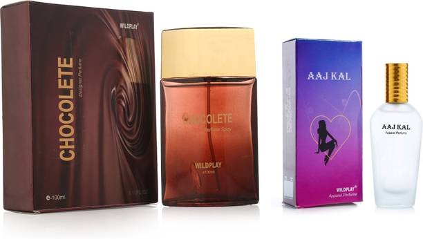 Wildplay Set of 100ml Chocolate and 25mln Aajkal perfumes Perfume  -  125 ml