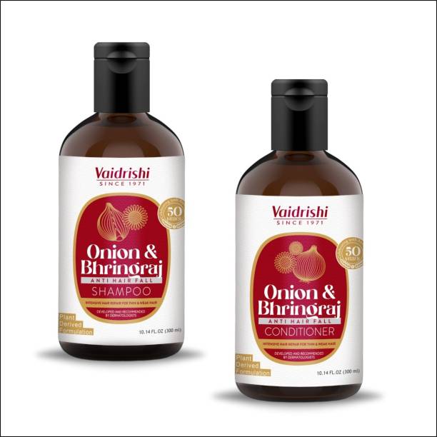 VAIDRISHI Onion & Bhringraj Anti Hair Fall Shampoo & Conditioner
