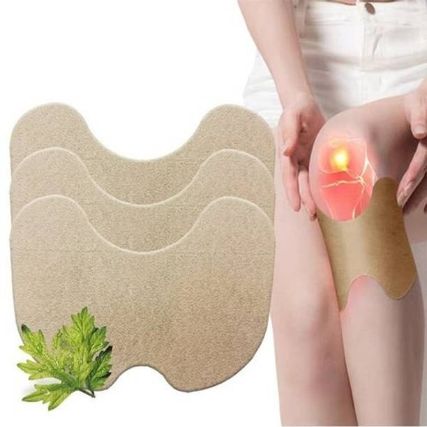 Clean Living Knee Plaster Wormwood Extract Joint Ache Pain Relieving Plaster Rheumatoid Arthritis Patches- (Pack of 12) - 12 Slots