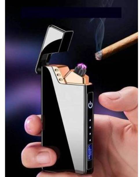 GUGGU YQV_474X_Arc Cigarette Lighter ||Perfect Gifting For Cigarette Lovers Waterproof Rechargeable Electric Lighter||Battery Indication Touch Screen Sensor Lighter||Eco Friendly ||Unique USB||Cigarette Lighter|| Pocket Friendly|| Size Compact|| YQV_474X_Arc Cigarette Lighter ||Perfect Gifting For Cigarette Lovers Waterproof Rechargeable Electric Lighter||Battery Indication Touch Screen Sensor Lighter||Eco Friendly ||Unique USB||Cigarette Lighter|| Pocket Friendly|| Size Compact|| Cigarette Lighter