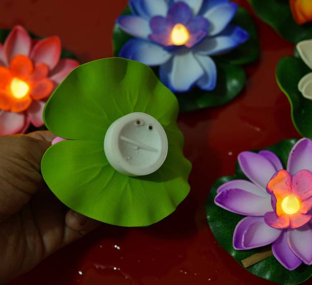 THE CLICK INDIA Multicolor Lotus Artificial Flower
