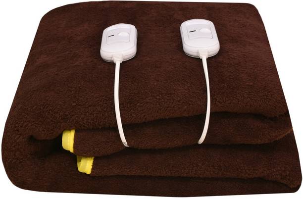 ARCOVA HOME Solid Double Electric Blanket for  Heavy Winter
