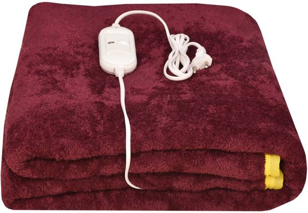 ARCOVA HOME Solid Single Electric Blanket for  Heavy Winter