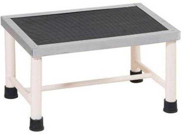 Hawk Eye Bed Side Single Foot Step/Stool with Anti Slippery Rubber Coating Top Medical Furniture for Hospital / Clinic / Nursing Home and Domestic Use Hospital Food Stool
