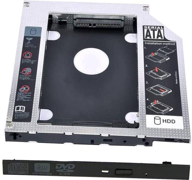 Tobo 12.7mm SATA to SATA 2nd SSD HDD Hard Drive Caddy Case Adapter SSD HDD Hard Drive Caddy Internal Optical Drive