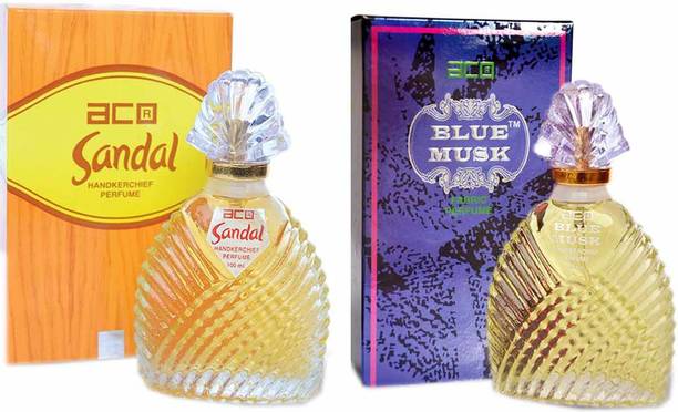 aco Sandal and Musk fabric Perfume Combo set For ( men & Women ) . Perfume  -  200 ml