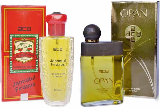aco Janntul Firdous and Opan fabric Perfume Combo set For ( men & Women ) . Perfume  -  200 ml