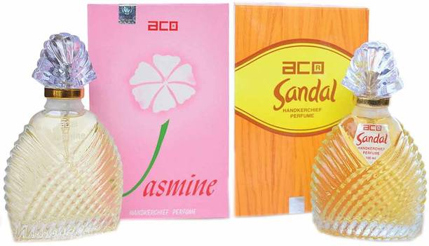 aco Jasmine and Sandal fabric Perfume Combo set For ( men & Women ) . Perfume  -  200 ml