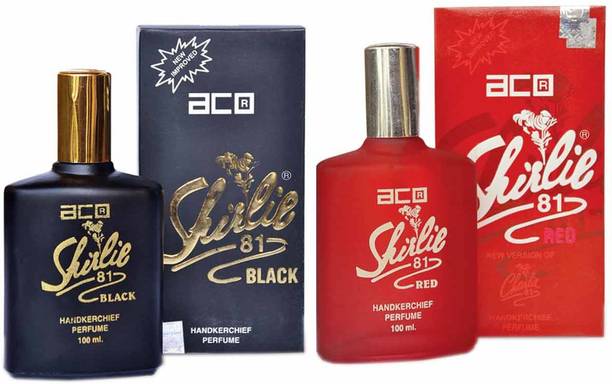aco Shirlie Black and Shirlie Red fabric Perfume Combo set For ( men & Women ) . Perfume  -  200 ml
