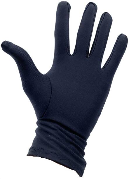fozti Microfiber Lint Free Gloves 1 Pair Black for Quality Check & Scratch-Free Handling for Jewellery Showroom, Watch Boutique, Diamond/Gemstone/Crystal Processing Anti-Smear, Anti-Fingerprint