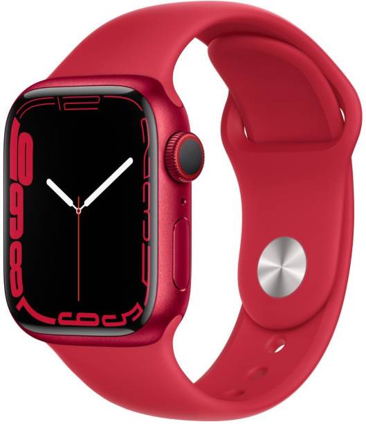Apple WatchSeries7(GPS+Cellular-41mm) (PRODUCT)RED AluminiumCase(PRODUCT) REDSportBand