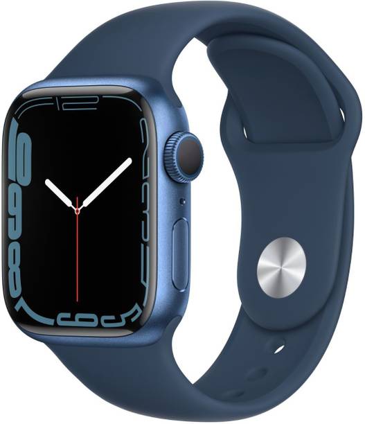 Apple Watch Series7 (GPS, 41mm) - Blue Aluminium Case with Abyss