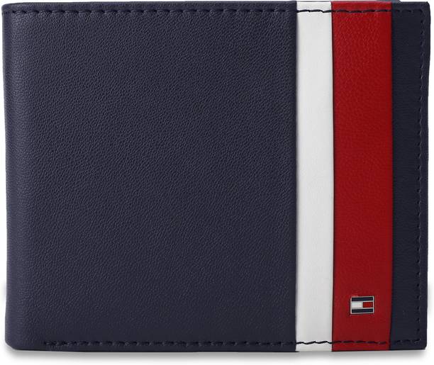 Men Blue Genuine Leather Wallet - Regular Size
