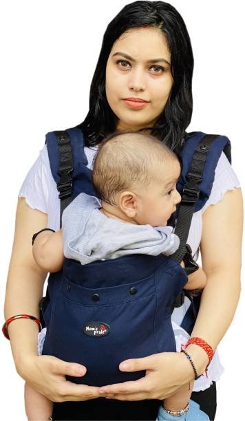 MOM'S PRIDE ® Ergonomic Cotton Doux Baby Carrier Bag (Blue, 1 to 24 months, upto 15 KG ) Baby Carrier