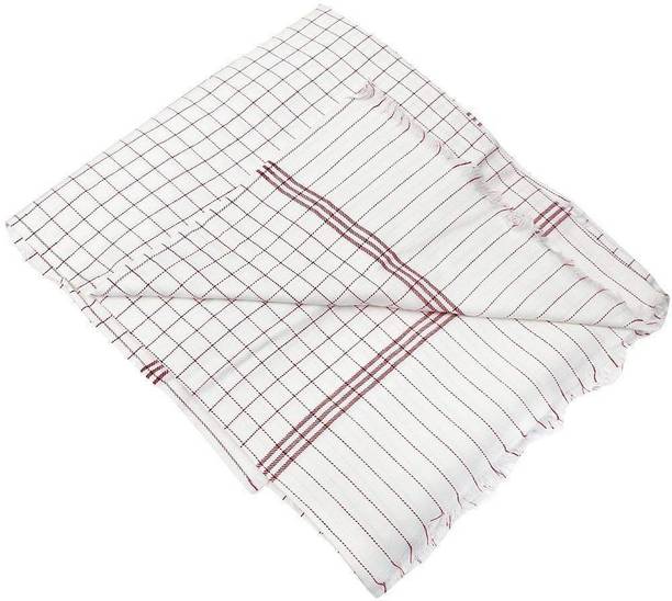 COZYEXPORTS Checkered Single Top Sheet for  AC Room
