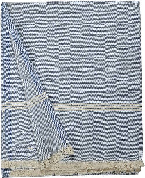 COZYEXPORTS Checkered Single Top Sheet for  AC Room