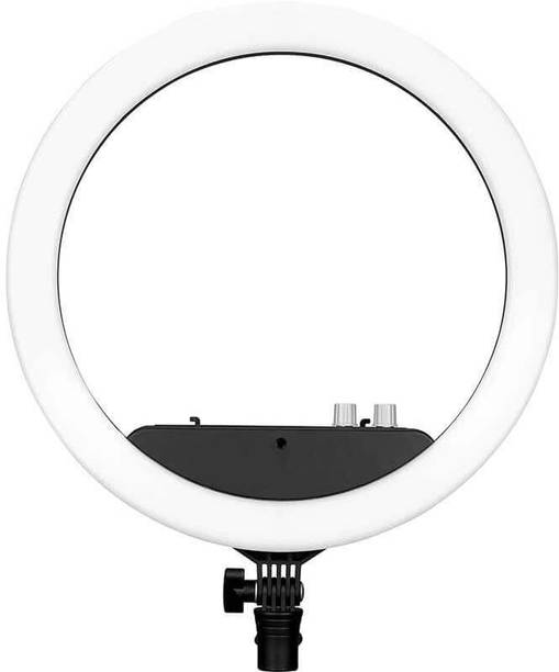 kajtosh 12"Inch Led Ring Light For Tiktok|Youtube|Reels|Photo-shot|Video Live stream| Makeup Videos|Vigo Video Shooting|3 Color Modes |Dimmble Lighting|Recording with Mobile Phone And Camera Clip Setup Ring Flash. Ring Flash