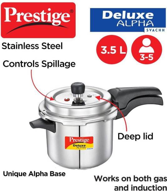 Prestige 3.5 L Induction Bottom Pressure Cooker