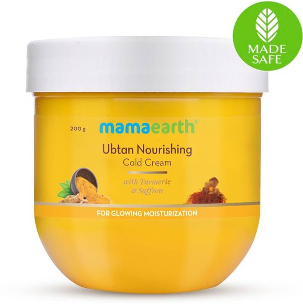 Mamaearth Ubtan Nourishing Cold Cream for Winter with Turmeric & Saffron for Glowing Moisturization