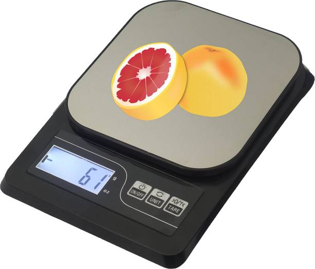 Qozent Digital Kitchen Weighing Scale ,Food Kitchen Scale,Weight Loss, Baking, Cooking, Keto and Meal Prep, Digital Kitchen Weight Machine Small Upto 10 KG for Home Weighing Scale