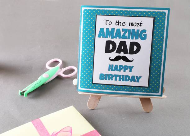 Khillayox happy Birthday Greeting card For Father Greeting Card