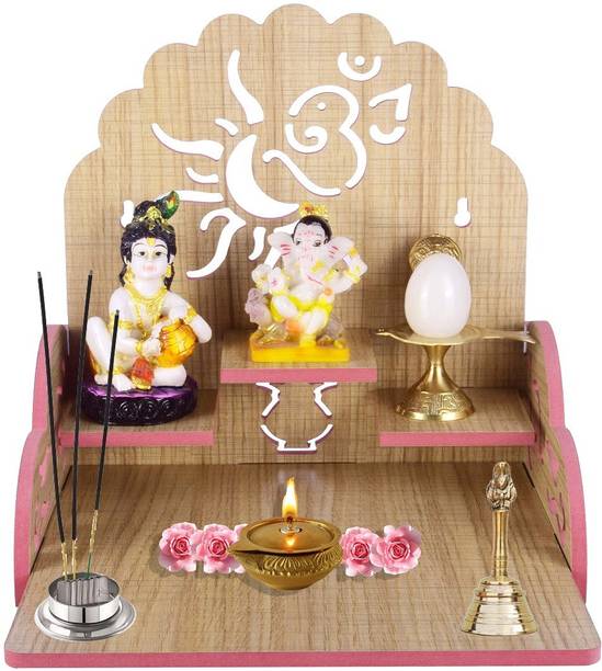 Bloriza Art and Craft Wooden Temple Beautiful Plywood Mandir Pooja Room Home Decor Office OR Home Temple Temple Wooden Beautiful Plywood Mandir Pooja Room Home Decor Office OR Home Temple Wall Hanging Product Engineered Wood Home TempleWooden Singhasan Temple for God, Laddu Gopal Sinhasan for Pooja Mandir, Singhasan for Diwali, Durga Pooja, Navratri, Ganesh Chaturthi Engineered Wood Home Temple