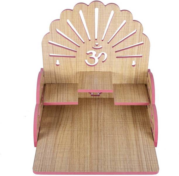 YIXT Art and Craft Wooden Temple Beautiful Plywood Mandir Pooja Room Home Decor Office OR Home Temple Temple Wooden Beautiful Plywood Mandir Pooja Room Home Decor Office OR Home Temple Wall Hanging Product Engineered Wood Home TempleWooden Singhasan Temple for God, Laddu Gopal Sinhasan for Pooja Mandir, Singhasan for Diwali, Durga Pooja, Navratri, Ganesh Chaturthi Engineered Wood Home Temple