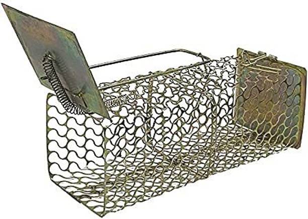 Dsom Mouse and Mice Rat Catcher Cage Made with Brass Metal Wires as Cage Seed Catcher