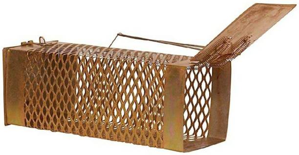 Dsom Mouse and Mice Rat Catcher Cage Made with Brass Metal Wires-Big Size Cage Seed Catcher