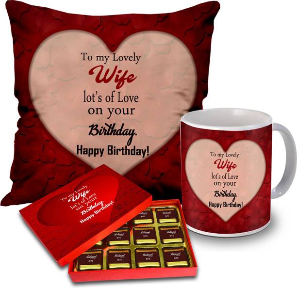 Midiron Gift For Wife Birthday Special| Chocolate Gift Box For Birthday| Chocolate Gift For Wife| Chocolate Birthday Gift Pack| Chocolate Gift Pack IZ21GB13N4CM16-DTBirthday-18 Ceramic Gift Box