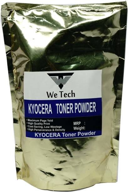wetech KYOCERA POWDER COMPATIBLE(1-KG)FOR M2040 / M2135 / M2540 / M3040 / 3540 / M4125 / P2235 / P3045 / FS 1020 MFP / 1120 MFP / TASKALFA 1800 / 1801 / TASKALFA 2200 / 2201(1-KG) Black Ink Toner