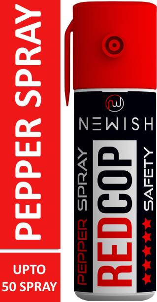 NEWISH Pepper spray self defence for women 55 ml | 50 Shots | Range upto -15 Feet Pepper Stream Spray